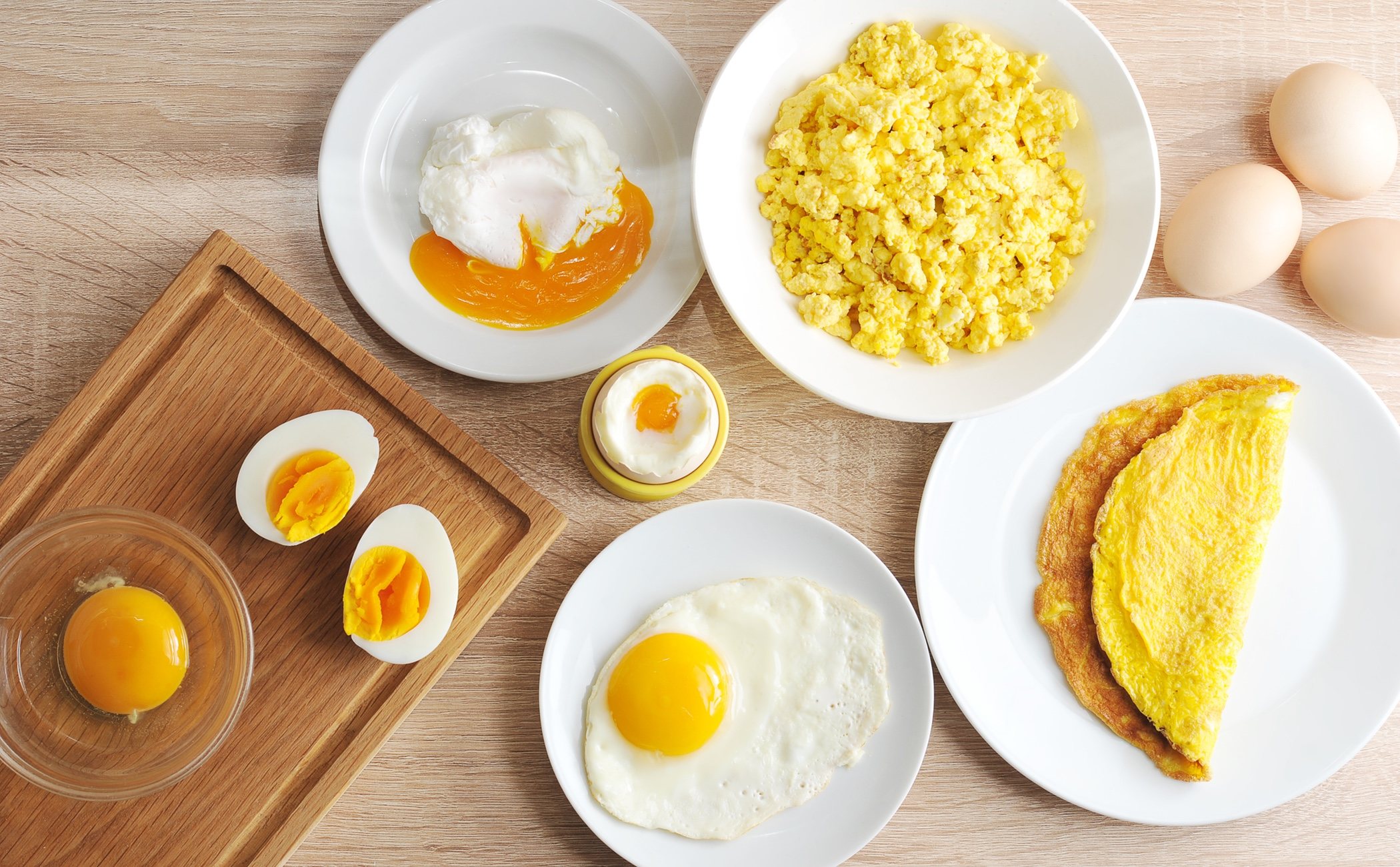 Propiedades del huevo: huevo frito vs huevo cocido - Bekia Fit